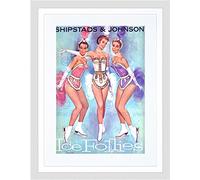 Wee Blue Coo Advert Shipstads Johnson Ice Follies Skating Willi Framed Wall Art Print