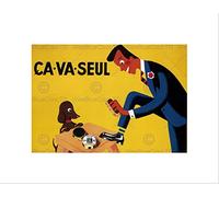 Wee Blue Coo Advert Shoe Polish Shine Dog Belgium Picture Wall Art Print