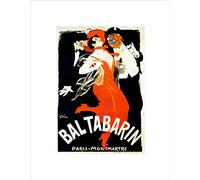 Wee Blue Coo Advert Theatre Cabaret Bal Tabarin Paris Picture Wall Art Print