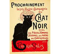 Wee Blue Coo Advert Theatre Stage Cabaret Black Cat Salis Paris France Poster 30X40 Cm 12X16 In Print Bb7992B