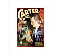 Wee Blue Coo Advert Theatre Stage Magician Carter Great Wall Art Print