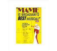 Wee Blue Coo Advert Theatre Stage Musical Mame Lansbury Broadway Wall Art Print