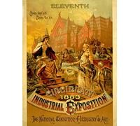 Wee Blue Coo Advertising Cultural Exhibition Cincinnati Industry Art Art Canvas Print