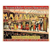 Wee Blue Coo ADVERTISING CULTURAL EXHIBITION FREAK SHOW BARNUM BAILEY ART POSTER PRINT 18x24 INCH LV648