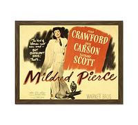 Wee Blue Coo Advertising Movie Film Mildred Pierce Joan Crawford Art Large Framed Art Print Poster Wall Decor 18x24 inch