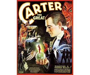 Wee Blue Coo Advertising Theatre Stage Magician Carter Great Art Print Poster Wall Decor 12X16 Inch