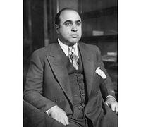 Wee Blue Coo Al Capone 1930 Crime Mob Boss Art Print Poster Wall Decor 12X16 Inch