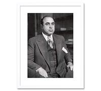 Wee Blue Coo Al Capone 1930 Photo Crime Mob Boss 9x7'' Framed Art Print F97x13808
