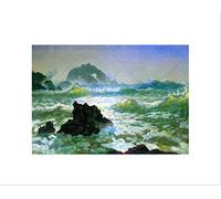 Wee Blue Coo Albert Bierstadt Seal Rock Old Master Picture Wall Art Print