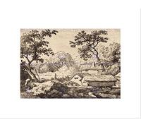 Wee Blue Coo Allart Van Everdingen Dutch Mill Waterfall Wall Art Print