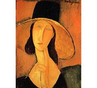 Wee Blue Coo Amedeo Modigliani Portrait Of A Woman With Hat Old Large Art Print Poster Wall Decor 18x24 inch
