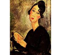 Wee Blue Coo Amedeo Modigliani Portrait Of Dedie Old Master Art Painting Canvas Print