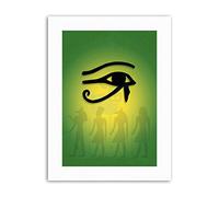 Wee Blue Coo Ancient Egyptian Gods Eye Horus Ra Picture Painting Canvas Art Print