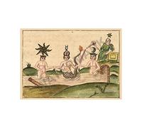 Wee Blue Coo Anonymous Clavis Artis Zoroaster King Queen Wall Art Print