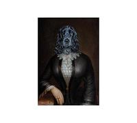 Wee Blue Coo Anonymous Künstlerin Frau mit Hundegesicht