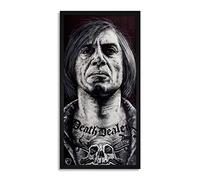 Wee Blue Coo Anton Chigurh Tattoo Wayne Maguire Inked Ikons Long Panel Framed Wall Art Print