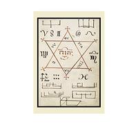 Wee Blue Coo Approbata Seal Cyprianus Black Book Wall Art Wall Art Print