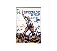 Wee Blue Coo B12X1888 Kunstdruck mit Rahmen, Motiv "Krieg Erste Weltkrieg Deutschland"