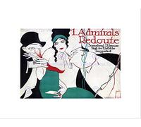 Wee Blue Coo B12X643 Vintage-Druck mit Rahmen, Motiv: Party Dance Ice Berlin Deutschland