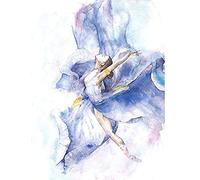 Wee Blue Coo Ballet Dancing Girl Painting Unframed Art Print Poster Wall Decor 12x16 inch