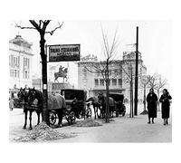 Wee Blue Coo Belgrade Vintage History Old BW Art Print Poster Wall Decor 12X16 Inch