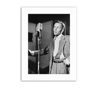 Wee Blue Coo Blue Eyes Frank Sinatra Singer Vintage Portrait Canvas Art Print