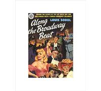Wee Blue Coo Book Cover 1951 Drawing Along Broadway Beat Theatre Wall Art Print