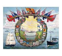Wee Blue Coo Book Cover British Empire Seamen's Hospital Art Print Poster Wall Decor 12X16 Inch
