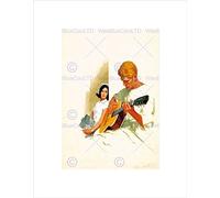 Wee Blue Coo Book Cover Hootenanny Nurse Pulp Fiction Romance Guitar Wall Art Print