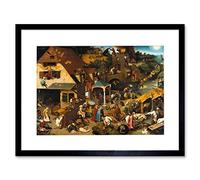 Wee Blue Coo Bosch Bruegel Elder Painting 1559 Picture Framed Wall Art Print