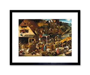 Wee Blue Coo Bosch Bruegel Elder Painting 1559 Picture Framed Wall Art Print