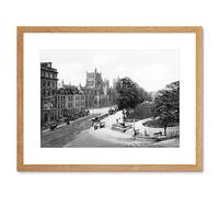 Wee Blue Coo Bristol College Green England Vintage History Old BW Framed Wall Art Print