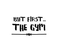 Wee Blue Coo But First The Gym Large Wall Art Poster Print Thick Paper 18X24 Inch