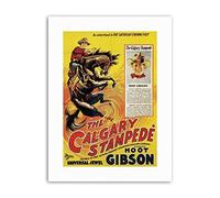 Wee Blue Coo Calgary Stampede Western Rodeo Hoot Gibson Usa Sport Film Canvas Art Print
