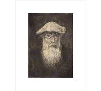 Wee Blue Coo CAMILLE PISSARRO FRENCH SELF PORTRAIT BLACK FRAMED ART PRINT PICTURE B12X5139