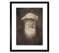 Wee Blue Coo Camille Pissarro French Self Portrait Picture Framed Wall Art Print