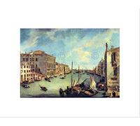Wee Blue Coo Canaletto Grand Canal At San Vio Old Master Wall Art Print