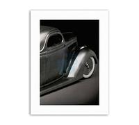 Wee Blue Coo Car Automobile Hot Rod Cool USA Vintage Sport Photograph Canvas Art Print