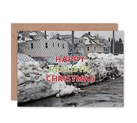 Wee Blue Coo CARD ALTERNATIVE CHRISTMAS XMAS DULL REALISTIC WINTER FUNNY