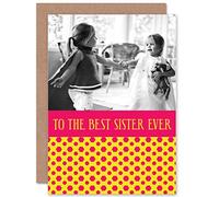 Wee Blue Coo CARD BIRTHDAY HAPPY DR JONES BEST SISTER DANCE PATTERN GIFT