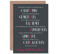 Wee Blue Coo CARD BIRTHDAY HAPPY MUM MOTHER ALL THESE THINGS GIFT