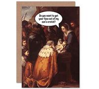 Wee Blue Coo CARD CHRISTMAS XMAS MERRY NATIVITY ADULT FUN PRESENT GIFT