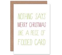 Wee Blue Coo CARD CHRISTMAS XMAS MERRY STARK REALITY CHECK PRESENT GIFT