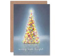 Wee Blue Coo CARD CHRISTMAS XMAS WHITE SONG LYRICS GIFT