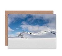 Wee Blue Coo CARD GREETING BIRTHDAY SNOWY MOUNTAINS GIFT
