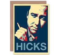 Wee Blue Coo CARD GREETING GIFT PAINTING COMEDY HERO WILLIAM MELVIN BILL HICKS