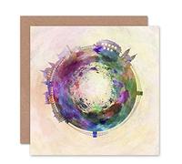 Wee Blue Coo CARD GREETING LITTLE WORLD CITY SKYLINE BUDAPEST HUNGARY GIFT