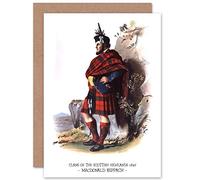 Wee Blue Coo CARD GREETING PAINTING BOOK CLANS SCOTTISH 1845 MacDONALD KEPPACH