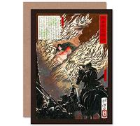 Wee Blue Coo CARD GREETING PAINTING YOSHITOSHI GENERALS KAMITSUKENO YATSUNADA