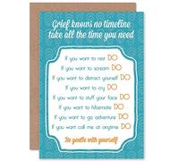 Wee Blue Coo CARD GREETING SYMPATHY EMPATHY GRIEF TIMELINE PRESENT GIFT